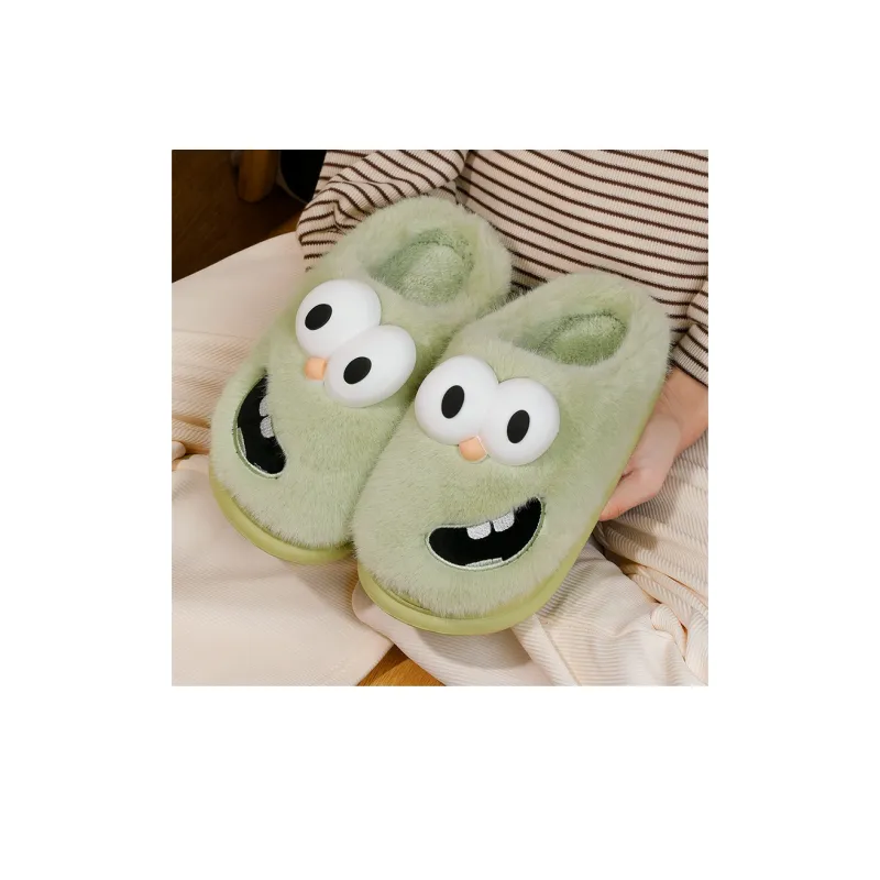 YUSHIPOLUO Wrap toe Slippers 3cm Unisex-10