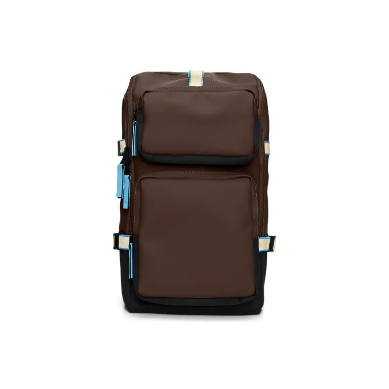Rains Polyester Backpack Large Size Unisex Black/Green/Gray/Dark Brown/Bay Blue-9
