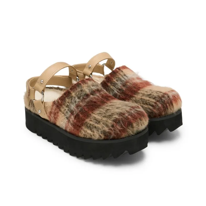 Lost In Echo Outer Platform Height Increasing Double Straps With Hook and Loop Buckle Boots-1