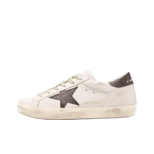 Golden Goose Super Star Low Top Skateboard Shoes Women's White