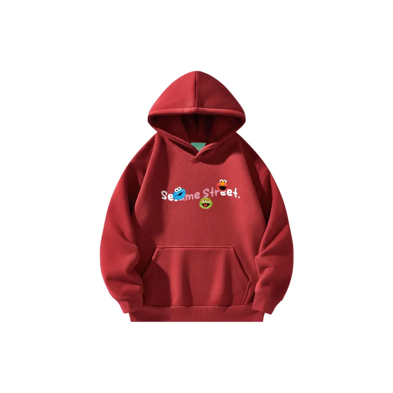 SESAME STREET Sweatshirt Thickened And Fleece Lined Unisex-6