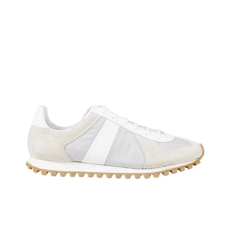 Sandro Low Top Casual Shoes Men's Ecru-1