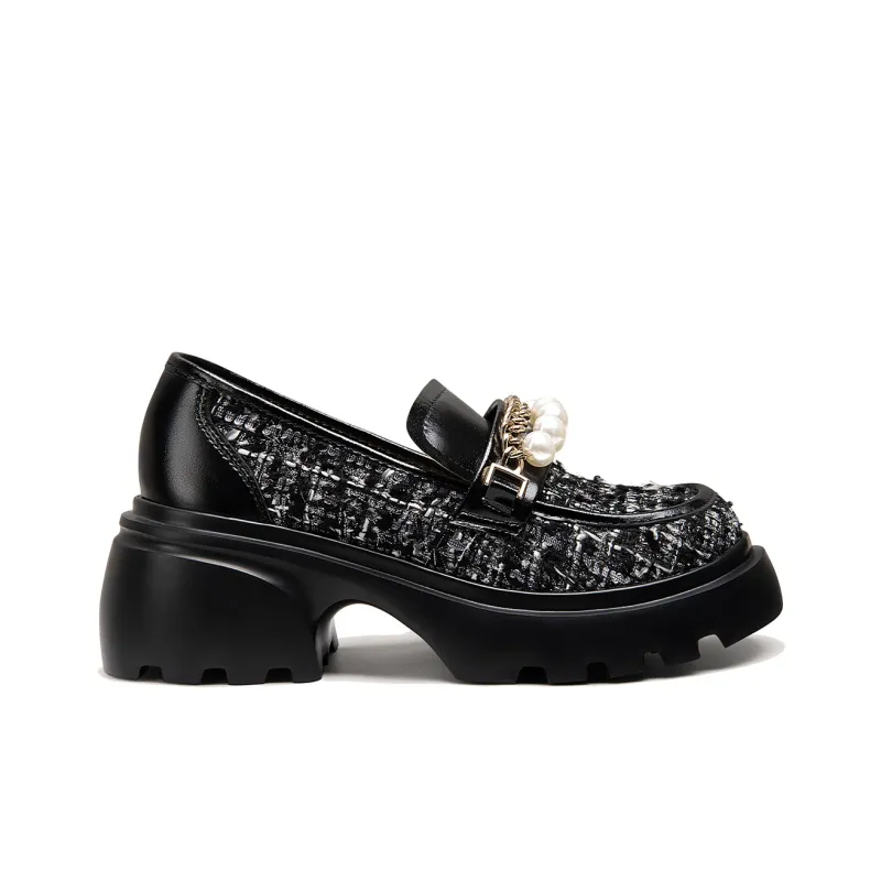Lily Wei Loafers Women's Black-1