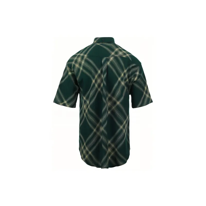 Burberry Checked Logo Embroidered Shirt-1