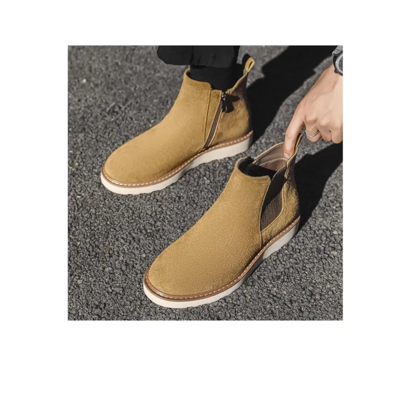 WEISHIBANGWEI Short Chelsea Boots Men's-10
