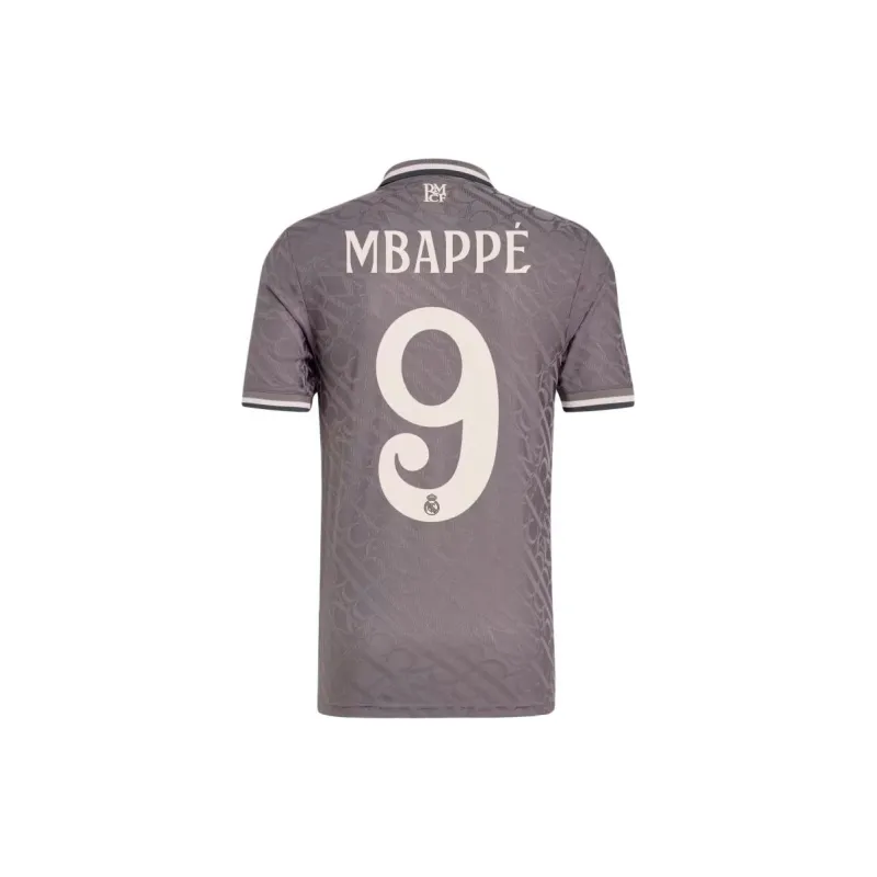 Adidas Originals Free Shipping With AdiClub Real Madrid Kylian Mbappé 24/25 Authentic Third Jersey-1
