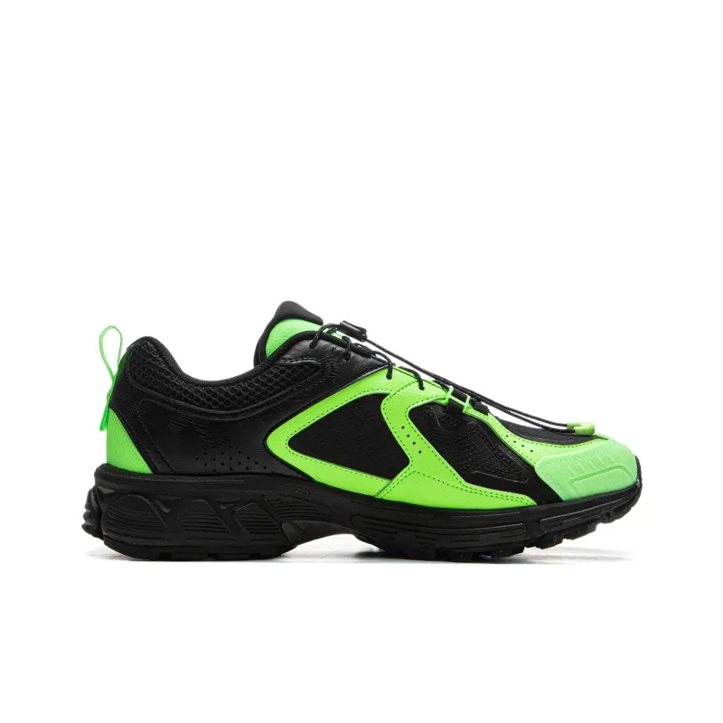 LiNing Support 2.0 Trail V2 Support Wear Resistant Slip Resistant Low Top Running Shoes Men's Black Green-1