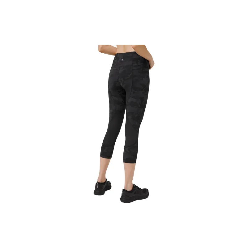 Lululemon Pace Rival Athletic Trousers Women's Black Gray Print-1