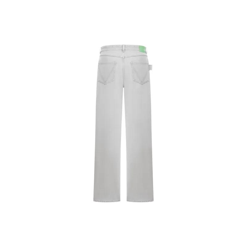 Bottega Veneta Washed Wide Leg Jeans-1