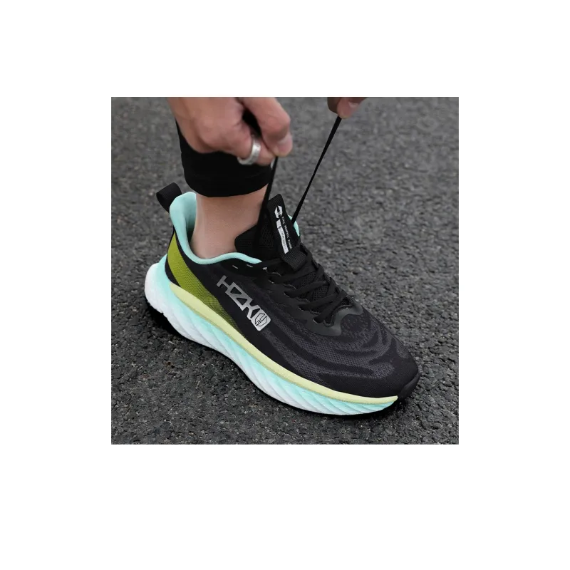 HELZKOR Running Shoes Unisex Black-7