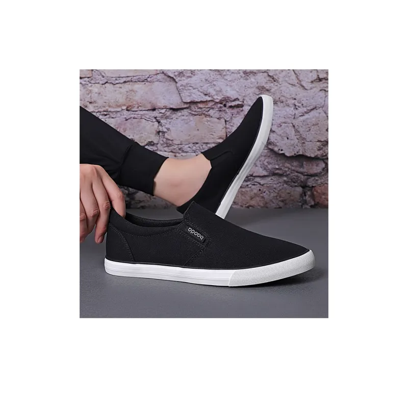 Baoda Breathable Low-Top Canvas Shoes Men's-1