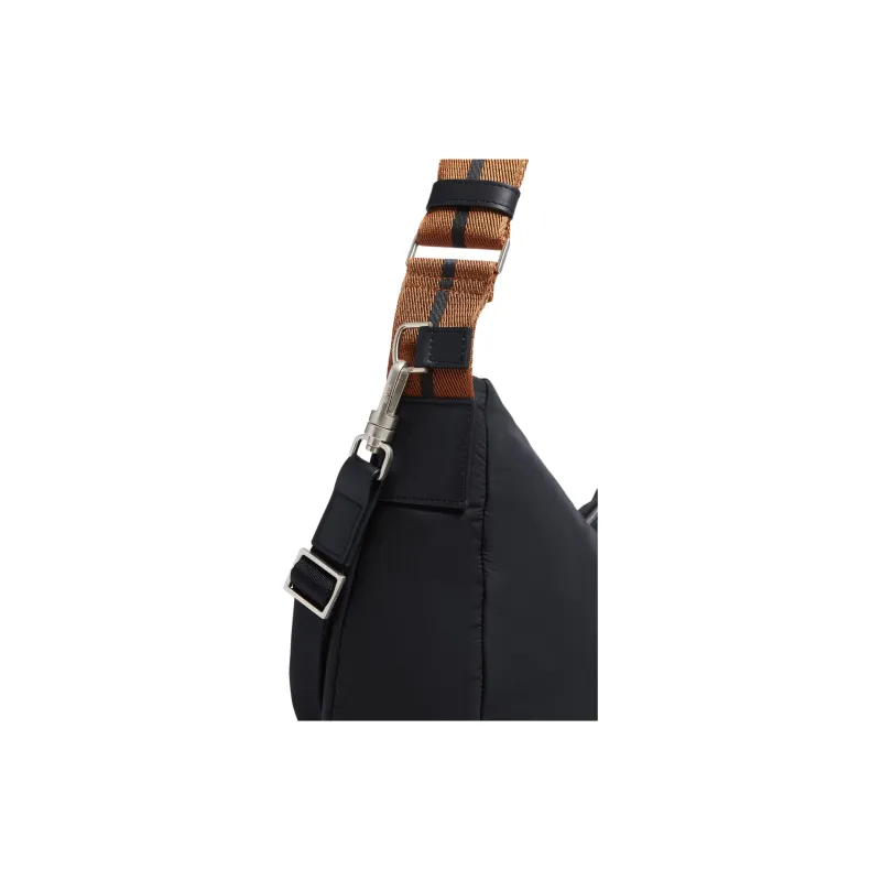 Zegna Polyester Hobo Bag Shoulder Bag Crossbody Bag Mini Men's Black-2