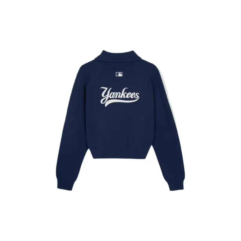 MLB VarsityNew York Yankees Jackets & Coats Women's Light Navy Blue-1