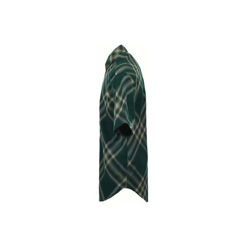 Burberry Checked Logo Embroidered Shirt-2