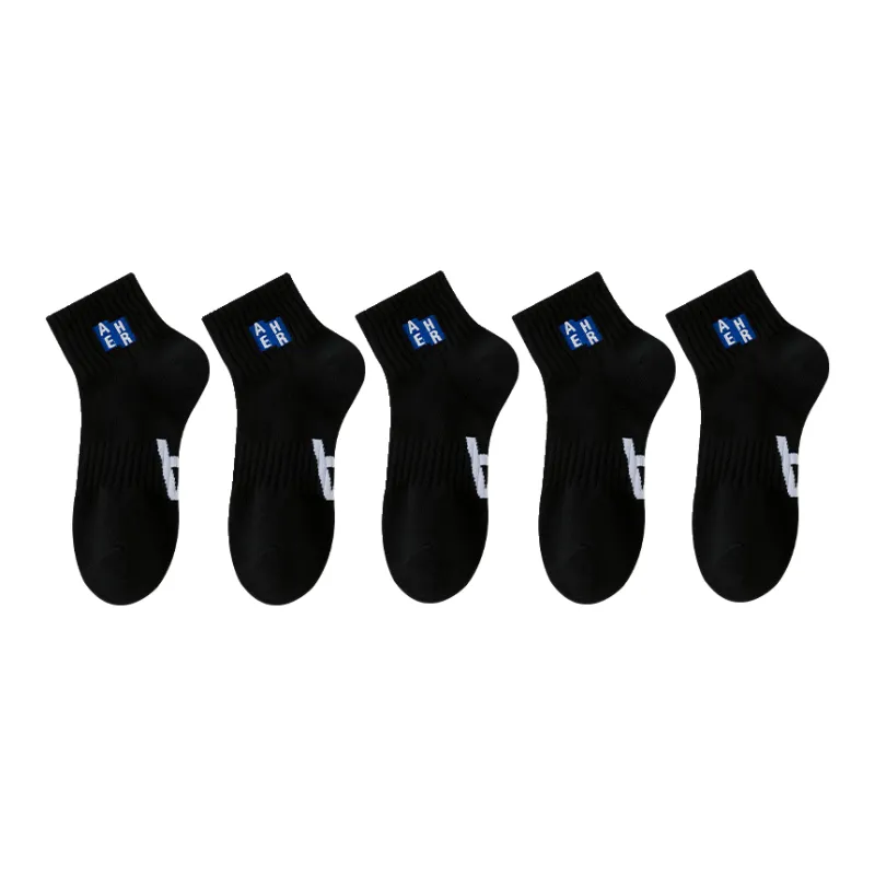 Lan Miao Ankle Socks Men's 5 Pack-4