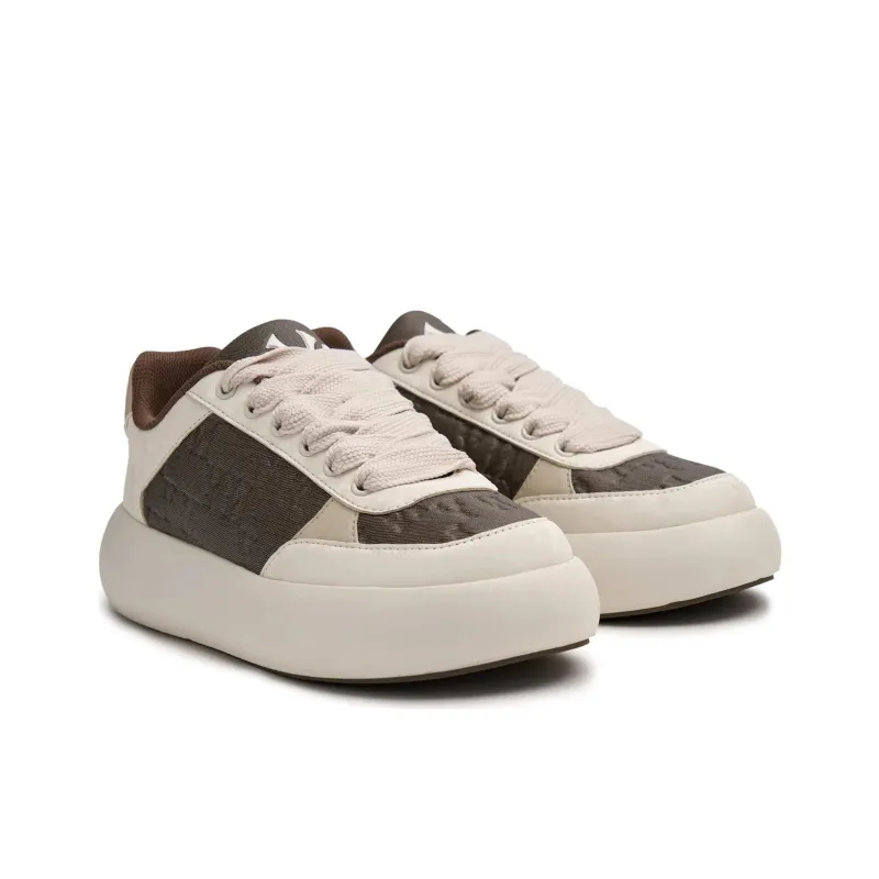MLB New York Yankees Warm Slip Resistant Low Top Skateboard Shoes Unisex Light Brown-3