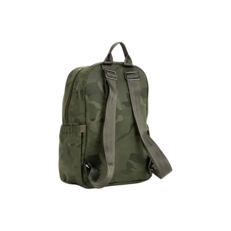 JU JU BE TEFLON Three Proofings Fabric Backpack Medium Size Unisex Green/Black-2