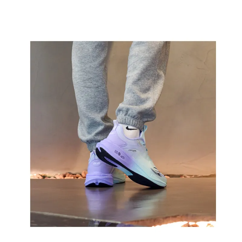 AVJV Running Shoes Men Low Top Purple, Light Blue-7
