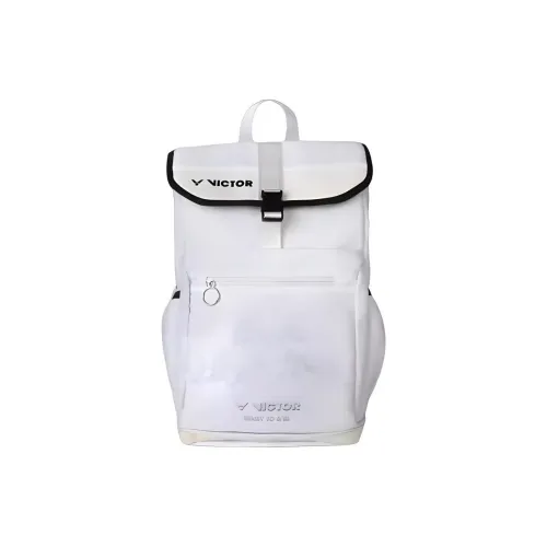 VICTOR PU Backpack Regular Unisex White