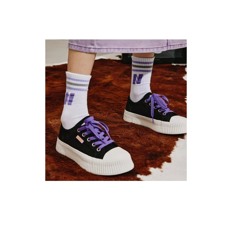 NERDY Slip Resistant Breathable Lightweight Low Top Canvas Shoes Unisex-6