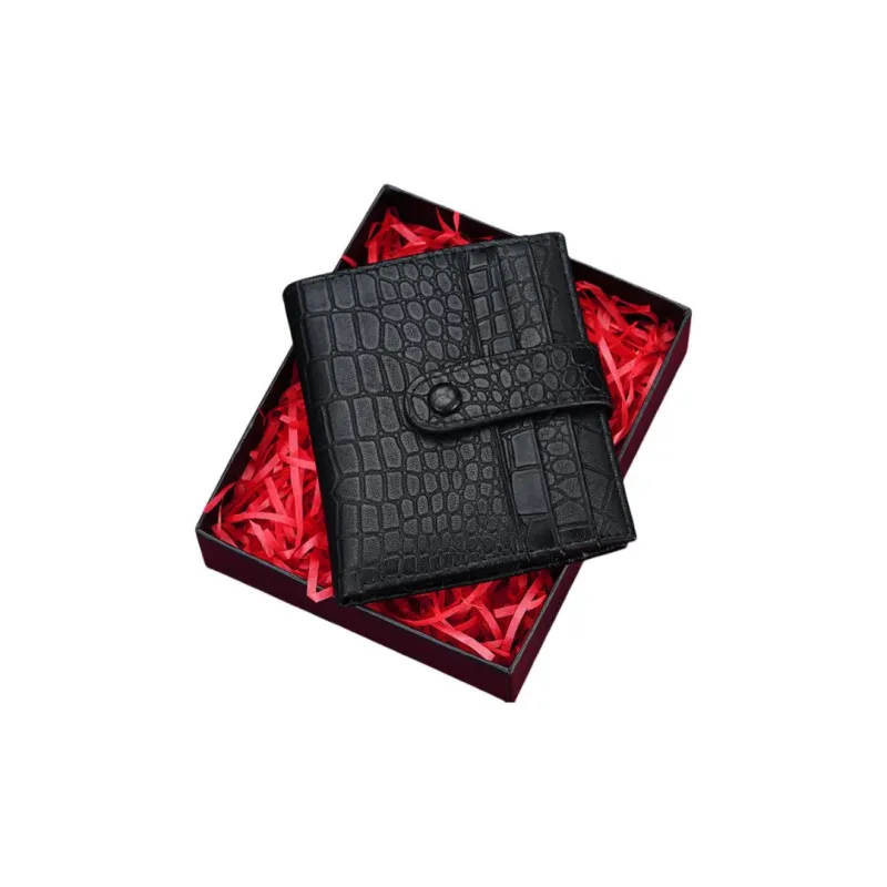 BOSTANTEN Cow Leather Card Holder Regular Men's Black-0