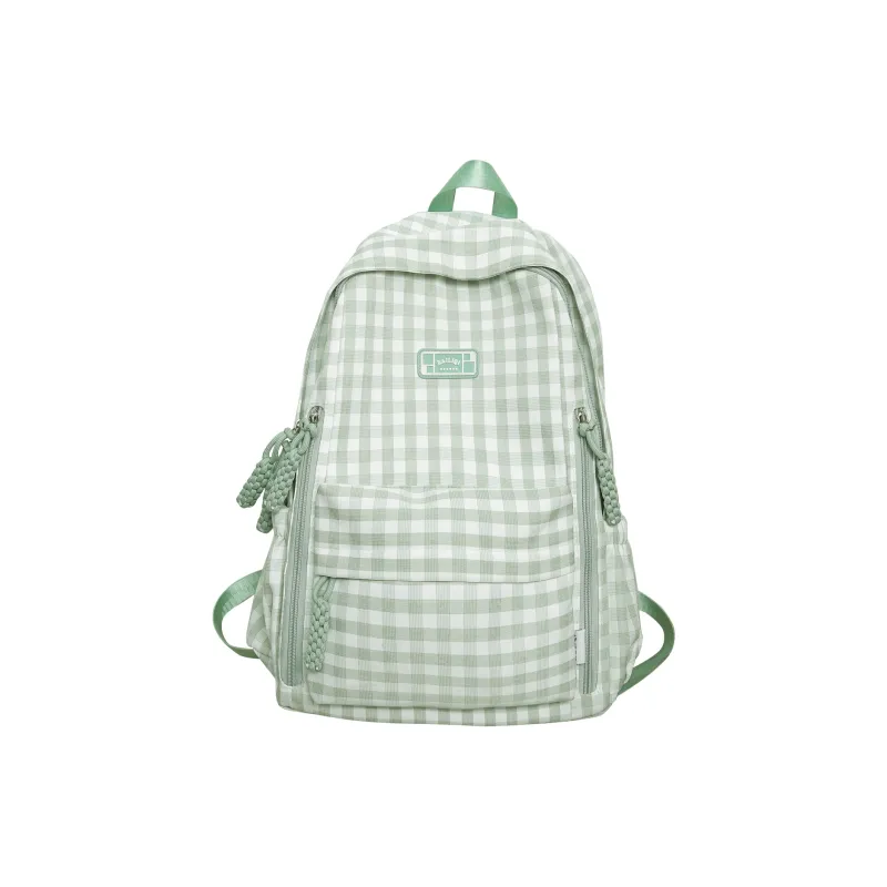 BAODIDAISHU Nylon Fabric Backpack Laptop Bag Backpack Regular Women's Black/Yellow/Green/Blue/Pink-7