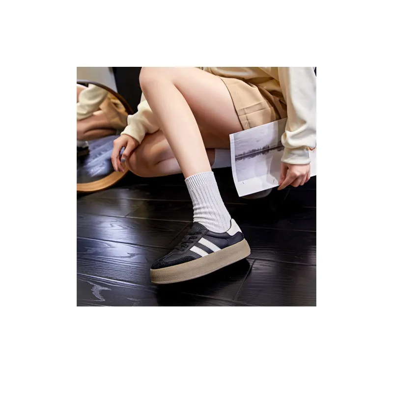 YOUYUSHI Slip-Resistant Water-Resistant Lightweight Breathable Low-Top Skateboard Shoes Women's-14