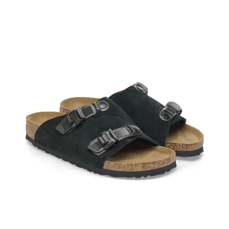 Birkenstock Abrasion Resistant Slide Slippers Unisex Black-2