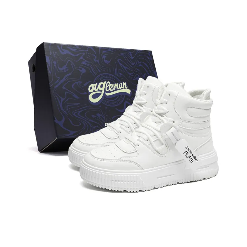 OUGLEMEN High-Top Casual Shoes Unisex-0