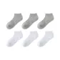 Gray Short 3-White Short 3[6 Pack]