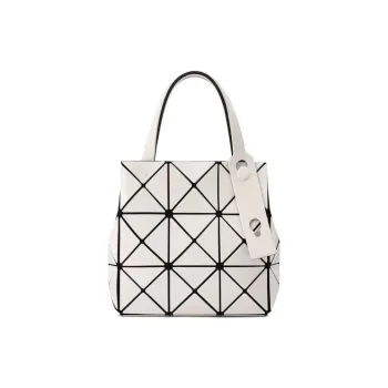 ISSEY MIYAKE Polyvinyl Chloride Handbag Women's White