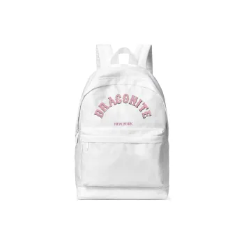 DRACONITE Polyester Backpack Regular Unisex White