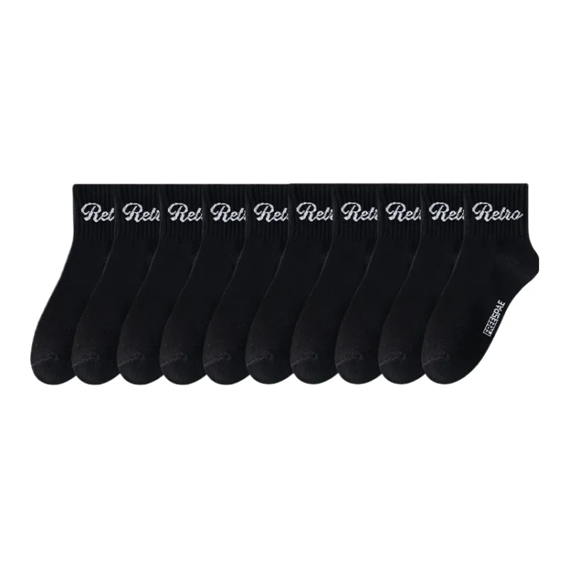 Lan Miao Ankle Socks Men's 10 Pack-7