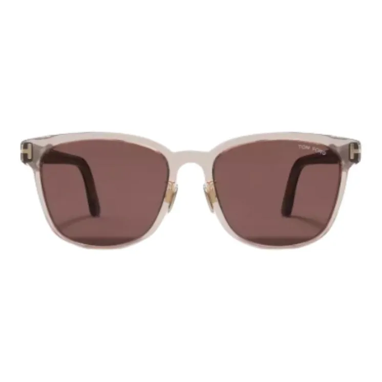 TOM FORD Plate Frame Square Sunglasses Unisex Multicolor-4