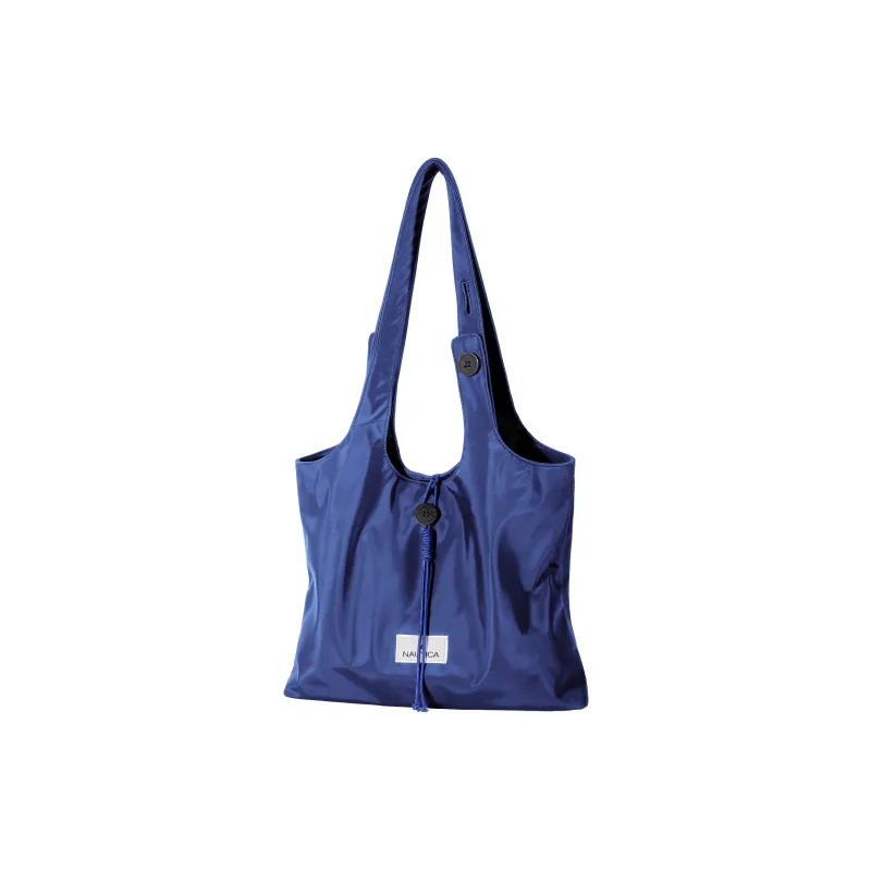 NAUTICA Nylon Shoulder Bag Small Size Unisex Royal Blue/Black/Brown-1