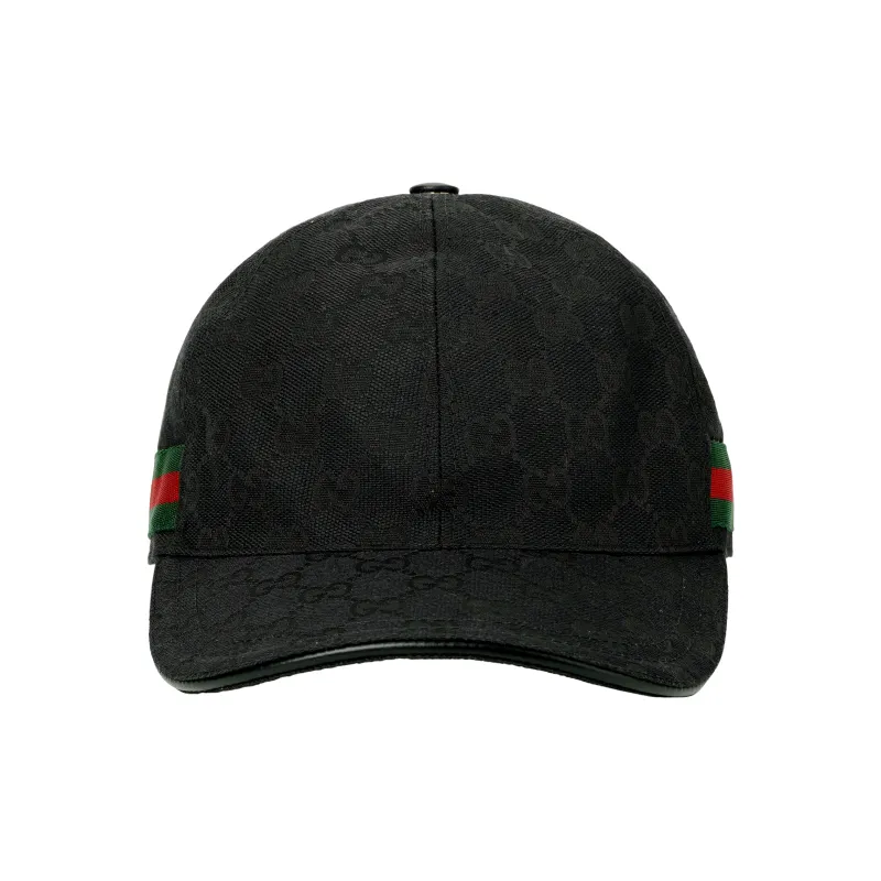 GUCCI Original Gg Canvas Baseball Hat With Web-1