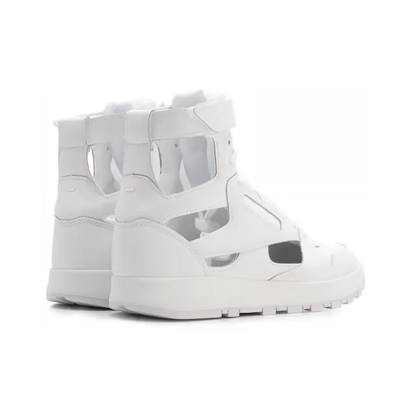Maison Margiela Tabi Abrasion Resistant Breathable High Top Casual Shoes Men's White-4
