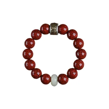 ZHIZUO Cinnabar Jade Bracelets Unisex
