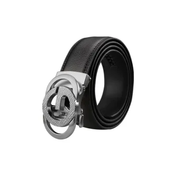 15 MINS Automatic Buckle High End Belt Leather Belts Men's Multiple Colors Width  3.5cm
