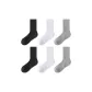 Black Long Shaft 2-White Long Shaft 2-Gray Long Shaft 2[6 Pack]