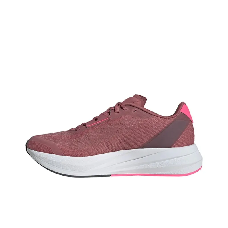 Adidas Slip Resistant Low Top Casual Running Shoes Women's Deep Red-1