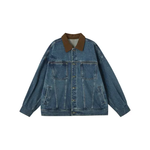 EARL JOEL Jackets Unisex Vintage Blue