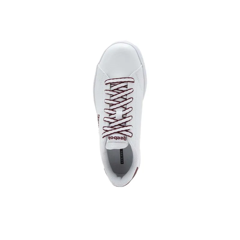 Reebok Royal Complete Anti-Slip Wear-Resistant Low-Top Skateboard Shoes Unisex White-3