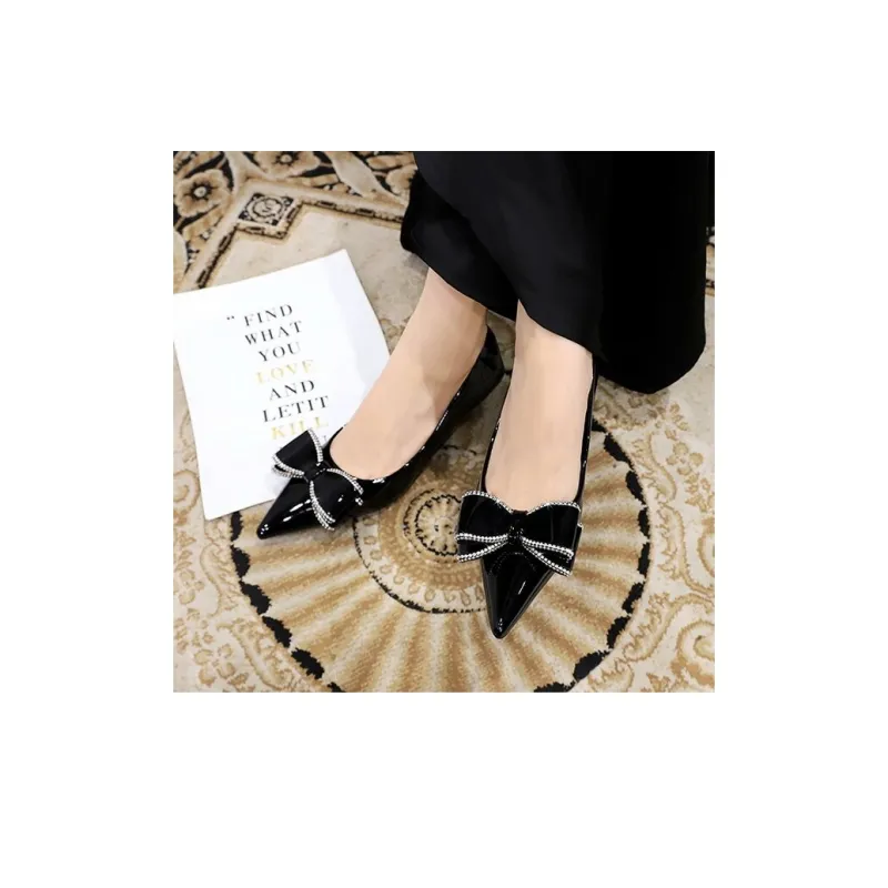 BIGTREE Chunky Heel High Heels 4.5cm Women's-6