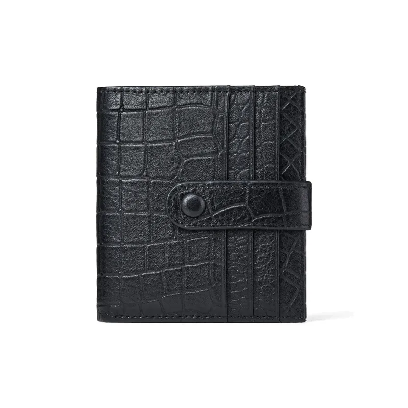 BOSTANTEN Cow Leather Card Holder Regular Men's Black-2