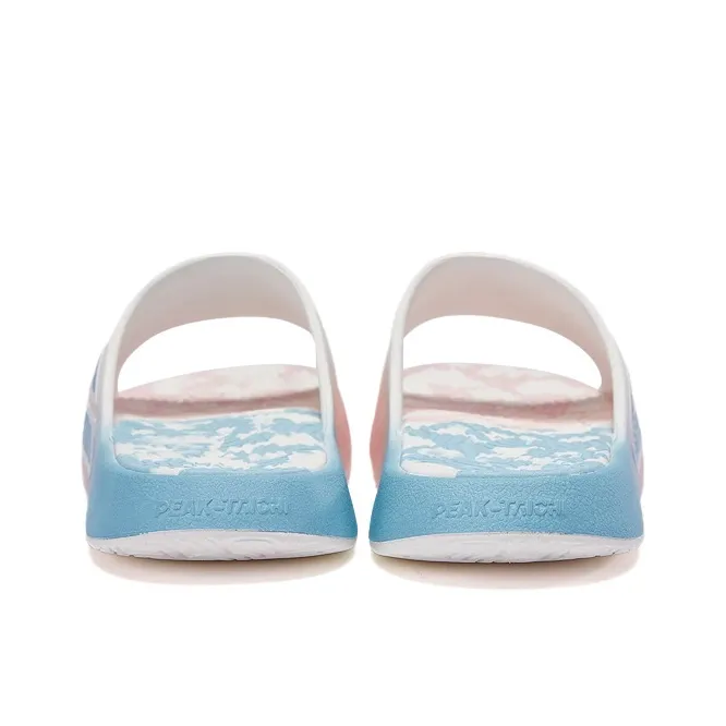 PEAK State Pole Classic Drag Quiet Slip Resistant Abrasion Resistant Slide Slippers Women's Pink Blue-3