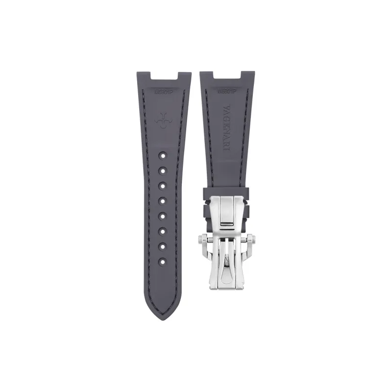 VAGENARI Imitation Crocodile Leather Rubber Strap Compatible With Baudet Turtle 5711.5712.5726.5980 Watch Band Unisex-20