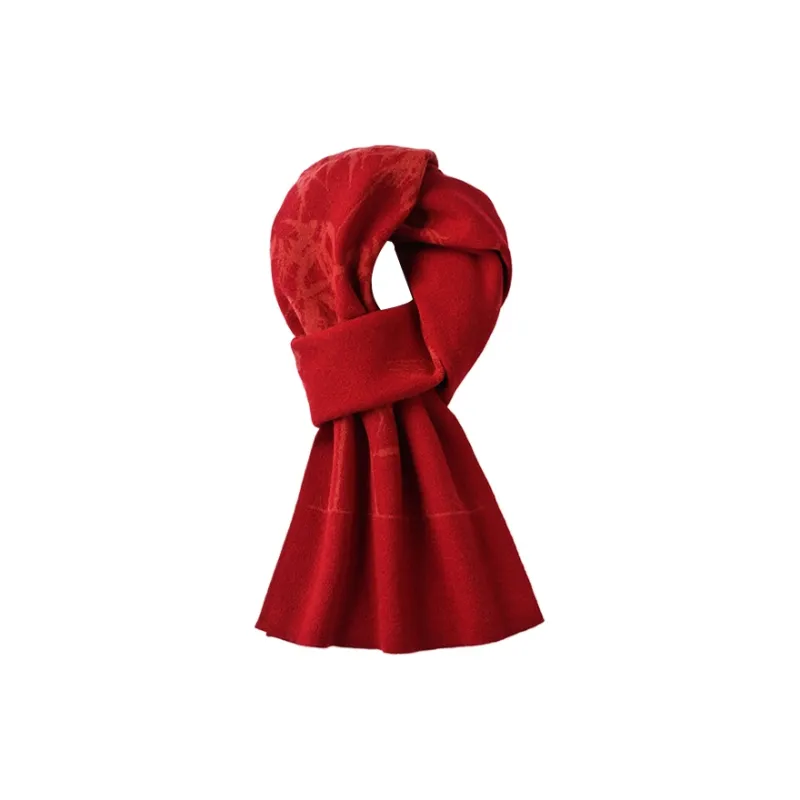 CARTELO Wool Knit Scarves Unisex-4