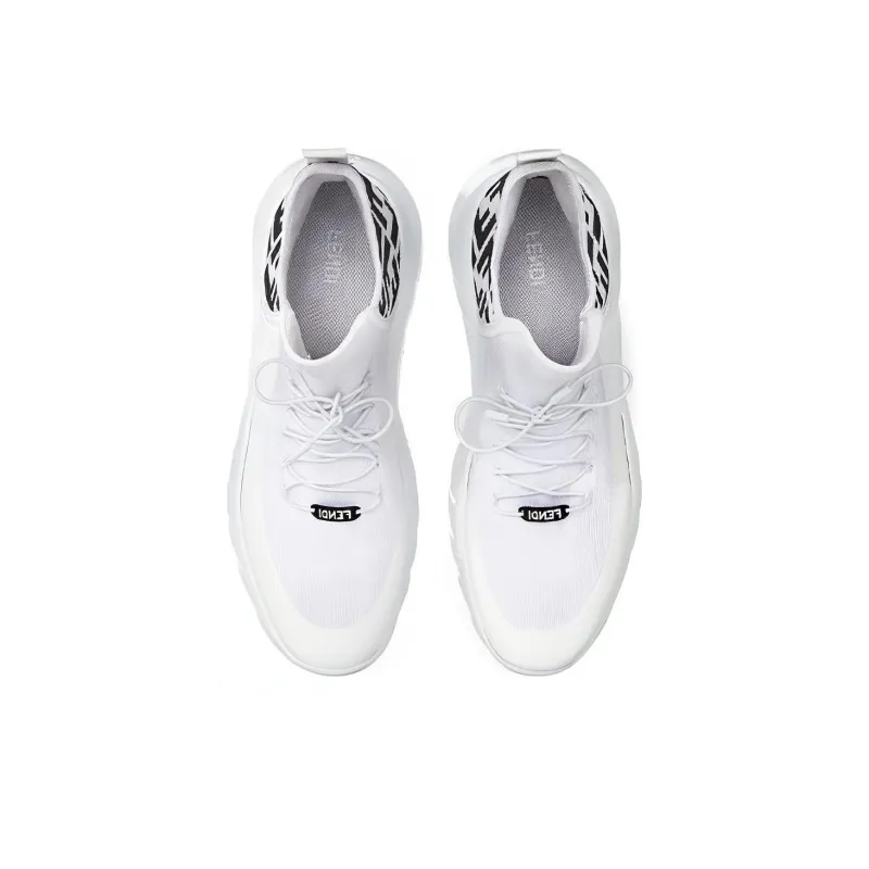 FENDI FF Motif Mesh High 'White'-3