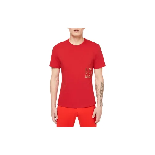 Lululemon T-Shirts Men Fiery Red